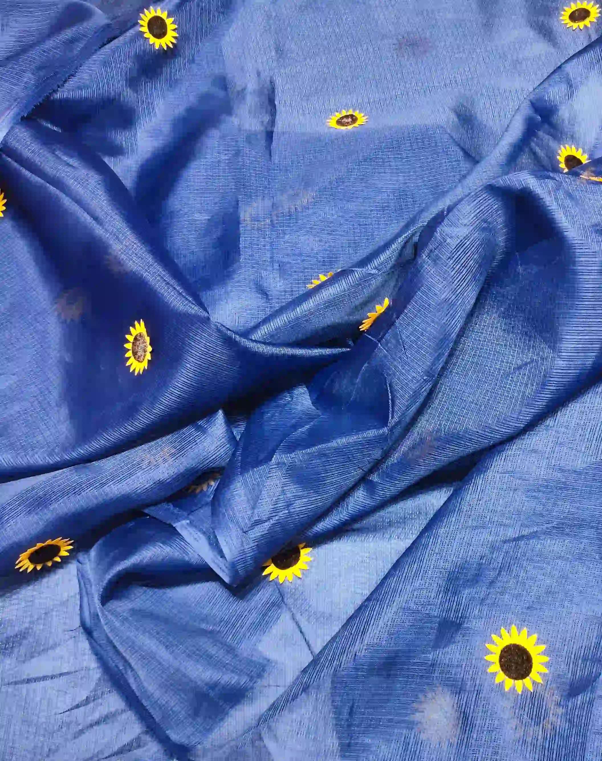 Kota Sunflower- Teal Blue