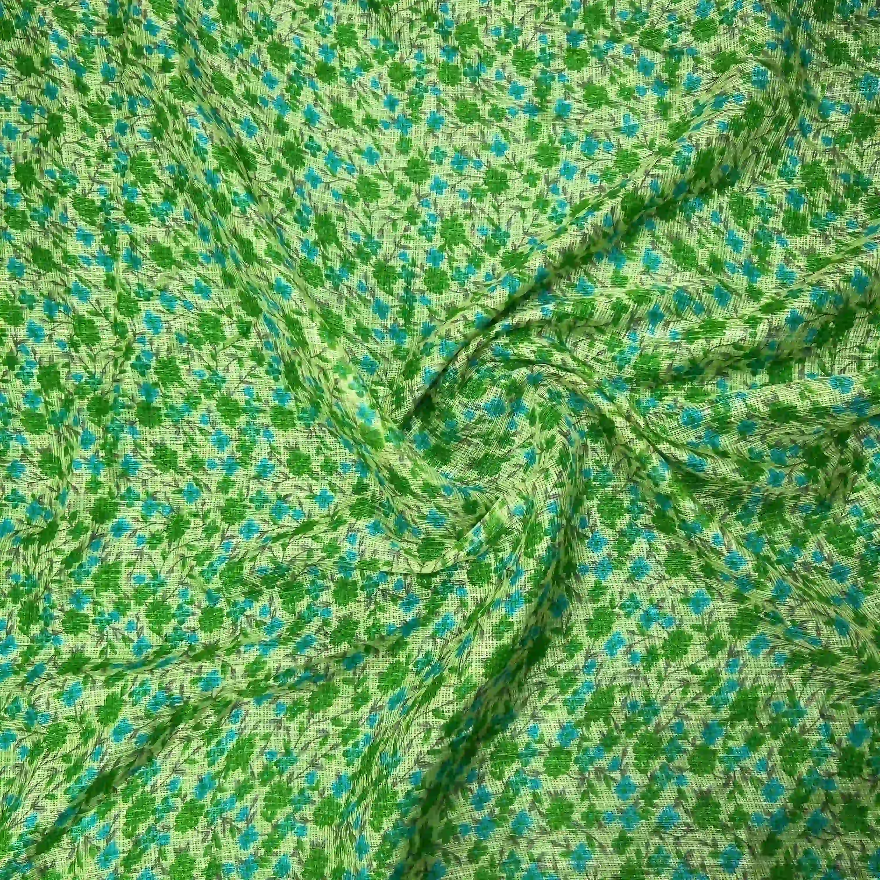 Kota Green floral 
