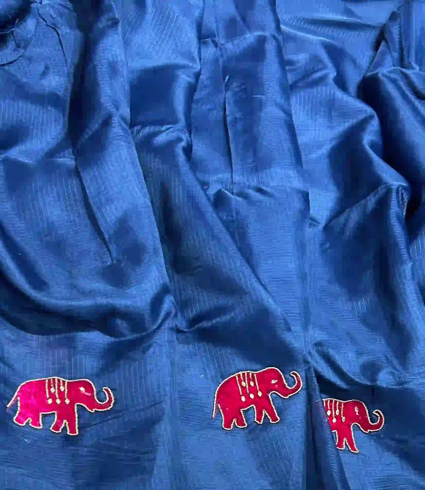 kota Elephant handwork- ink blue
